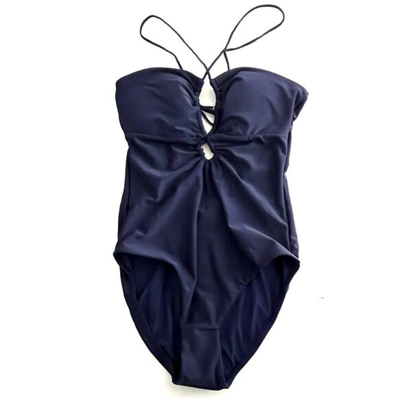 PQ SWIM NAT KEYHOLE BRAIDED ONE PIECE NWT - Picture 3 of 7